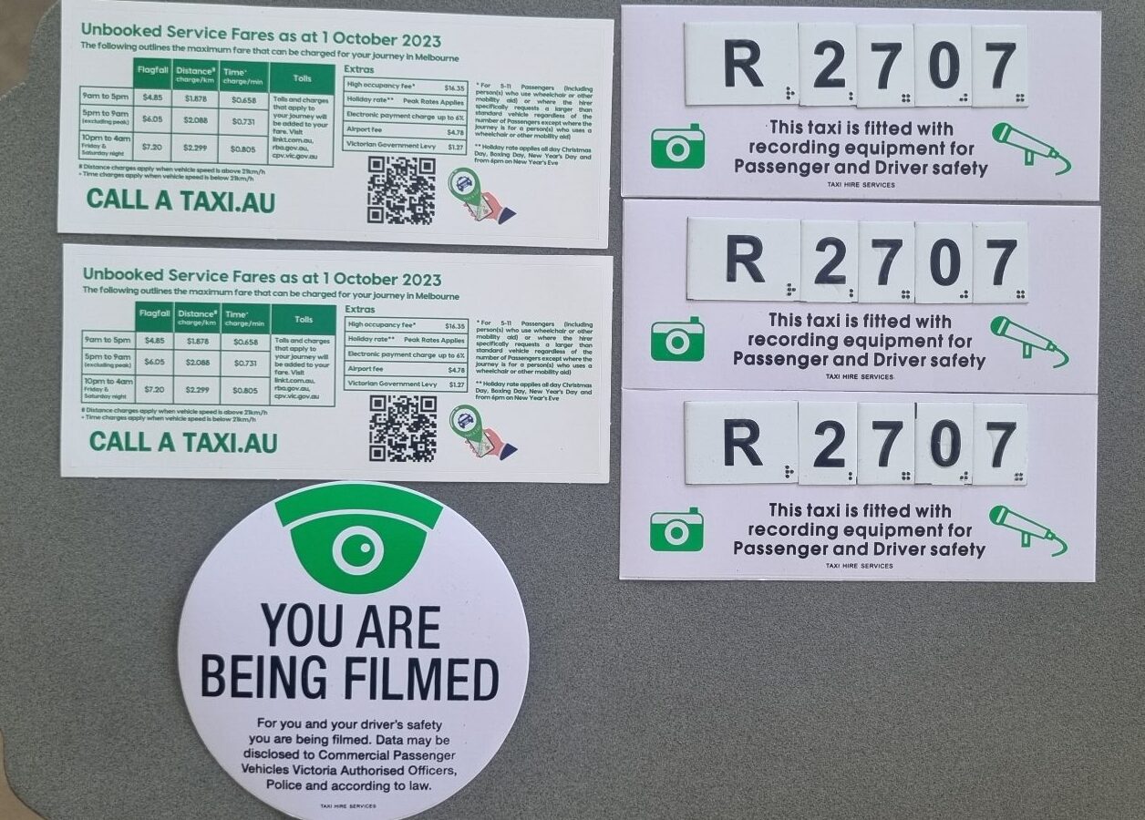 Tactile Numbering Stickers SET